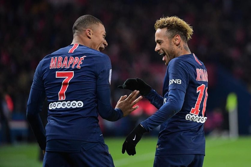 Mbappe y Neymar
